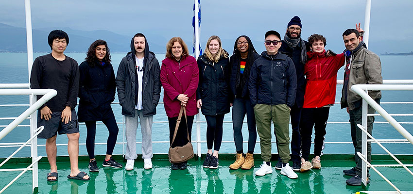 MIT D-Lab team and Faros instructors  (left to right: Franklin, Sabira, Harry, Martha, Caroline, Alex, Heewon, Ivraj, Tal, Ebrahim).