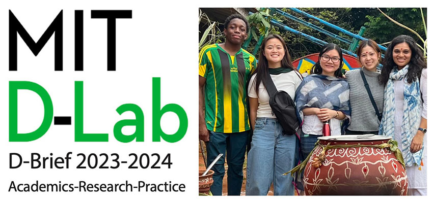 D-Lab students and community partners, India, January 2024. Photo: Courtesy MIT D-Lab