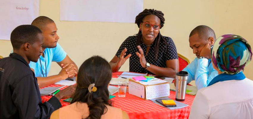 Participants during MIT D-Lab’s 2019 Uganda Co-design Summit. Photo Credit: Alzar Media