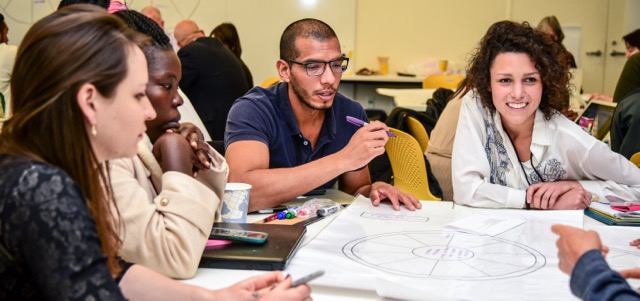 Participants at an ecosystem workshop